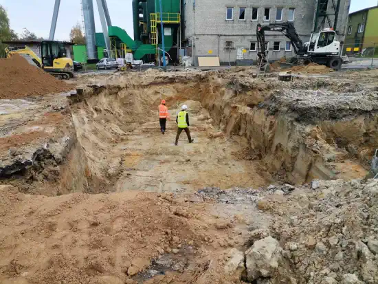 kontrola geodezyjna dna wykopu